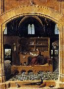 Antonello da Messina St Jerome in his Study oil on canvas